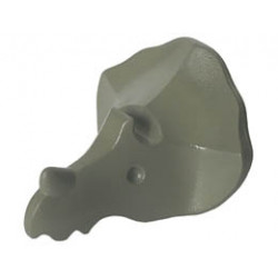 Dinosaur Head Triceratops, Jaw Top: {тъмно сив}