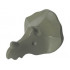 Dinosaur Head Triceratops, Jaw Top: {тъмно сив}