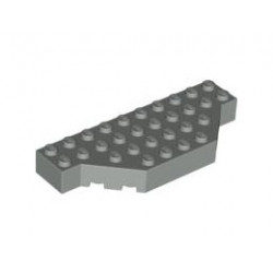 Brick, Modified 4 x 10 with Cut Corners: {сив}