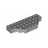 Brick, Modified 4 x 10 with Cut Corners: {сив}