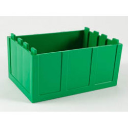 Container, Trunk Bottom 4 x 6 x 2 1/3 : {тъмно зелен}