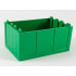 Container, Trunk Bottom 4 x 6 x 2 1/3 : {тъмно зелен}