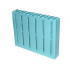 Scala Wall, Vertical Grooved 12 x 2 x 8: {светло синьо-зелен}