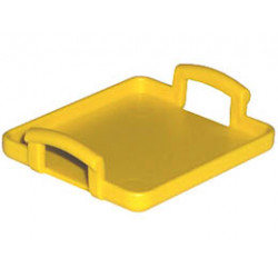Scala Utensil Tray with Handles 5 x 4 x 1: {ярко жълт}