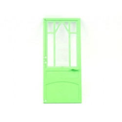 Scala Door 10 x 1 x 18 2/3 - Mullioned with Hinges: {умерено зелен}