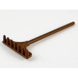 Fabuland Utensil Rake: {земно оранжев}