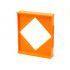 Scala Wall, Diamond Shaped Window 8 x 2 x 8: {ярко оранжев}