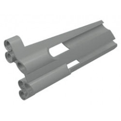 Technic, Panel Fairing # 4 Large Long, Large Holes, Side B: {сив}