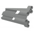Technic, Panel Fairing # 3 Large Long, Large Holes, Side A: {сив}