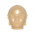 Minifigure, Head, Modified SW C-3PO / K-3PO Protocol Droid Plain: {топло светло-златист}