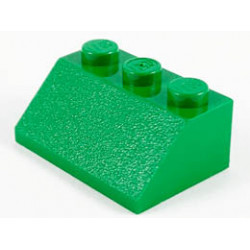 Покривна плочка 2X3/45° : {тъмно зелен}
