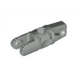 Hinge Cylinder 1 x 3 Locking with 1 Finger and 2 Fingers on Ends, 9 Teeth, without Hole: {сив}