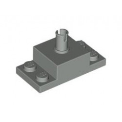 Плочка 2X4/2X2X1 с вертикална щракалка: {сив}