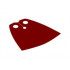 Minifigure, Cape Cloth, Standard - Traditional Starched Fabric - Height 4 cm (22231): {ярко червен}