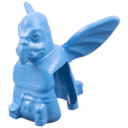 Minifigure, Head Modified SW Watto Plain: {умерено син}