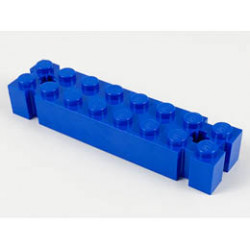 Brick, Modified 2 x 8 with Axle hole at each End: {ярко син}