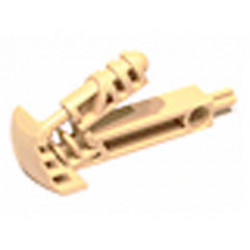 Bionicle Foot Wedge 3 x 7 x 3: {тухлено жълт}