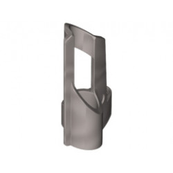 Technic, Panel Fairing # 5 Small Short, Large Hole, Side A: {металическо сребрист}
