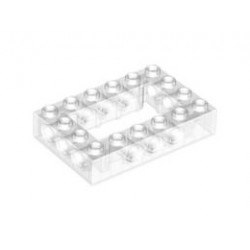 Technic, Brick 4 x 6 Open Center: {прозрачен}