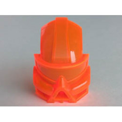 Bionicle Mask Kaukau: {прозрачно флуорисциращо червеникаво оранжев}