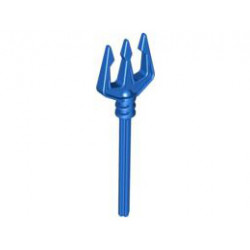 Bionicle Weapon Long Axle Trident: {ярко син}