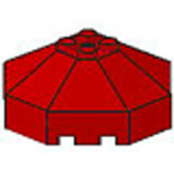 Windscreen 6 x 6 Octagonal Canopy with Axle Hole: {ярко червен}
