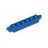 Hinge Brick 1 x 6 Locking with 1 Finger Vertical End and 2 Fingers Vertical End, 9 Teeth: {ярко син}