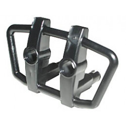 Vehicle, Grille 6 x 4 x 3 with Two Pins and Two Pin Holes: {черен}