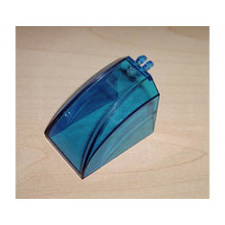 Windscreen 6 x 4 x 4 Curved with 2 Fingers: {прозрачно син}