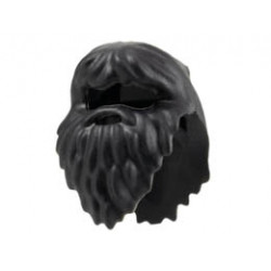 Minifigure, Hair Beard - Giant (Hagrid): {бял}