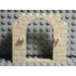 Door, Frame 1 x 8 x 6 with Stone Pattern and Clips: {тухлено жълт}
