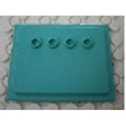 Scala Wall, Panel 5 x 6 with Four Studs: {умерено синьо-зелен}