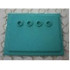 Scala Wall, Panel 5 x 6 with Four Studs: {умерено синьо-зелен}