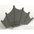 Dinosaur Sail Fin: {тъмно сив}