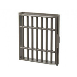 Bar 8 x 8 x 2 Sliding Grille: {тъмно сив}
