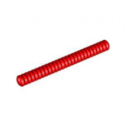Hose, Ribbed 7mm D. 9L: {ярко червен}