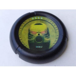 Bionicle Bamboo Disk with Hau Mask Pattern: {черен}