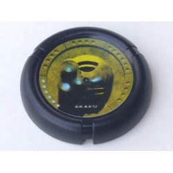 Bionicle Bamboo Disk with Akaku Mask Pattern: {черен}