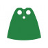 Minifigure Cape Cloth, Standard - Traditional Starched Fabric - 4.0cm Height: {тъмно зелен}