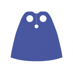 Minifigure Cape Cloth, Standard - Traditional Starched Fabric - 4.0cm Height: {лилав}