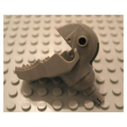 Dinosaur Head Tyrannosaurus rex, Jaw Bottom with Pin: {тъмно сив}