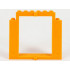 Door, Frame 2 x 8 x 6 Swivel without Bottom Notches: {ярко жълто-оранжев}