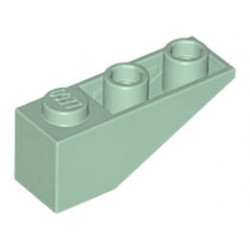Покривна плочка 1X3/25° инверсна: {пясъчно зелен}