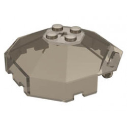 Windscreen 6 x 6 Octagonal Canopy with Axle Hole: {прозрачно кафяв}