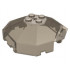 Windscreen 6 x 6 Octagonal Canopy with Axle Hole: {прозрачно кафяв}