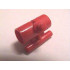 Technic, Pin Connector Round with Slot, Bar Lengthwise & Bars Out (Soccer Goalie Stick Holder Pivot): {ярко червен}