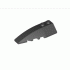 Лява черупка 2X6 с дъга/ъгъл: {черен}