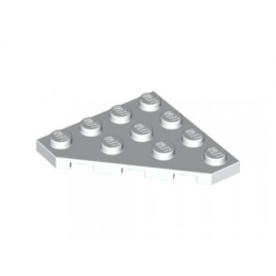 Ъглова плочка 45 градуса 4x4: {бял}