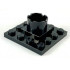 Boat, Mast Section Base 4 x 4 x 1 2/3 : {черен}