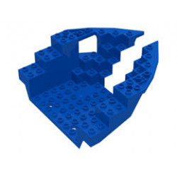 Boat, Hull Small Bow 12 x 12 x 5 1/3, Top : {ярко син}